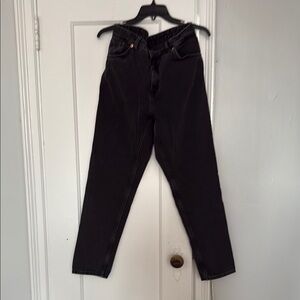 Monki Black Straight Leg Jeans Timeless Style